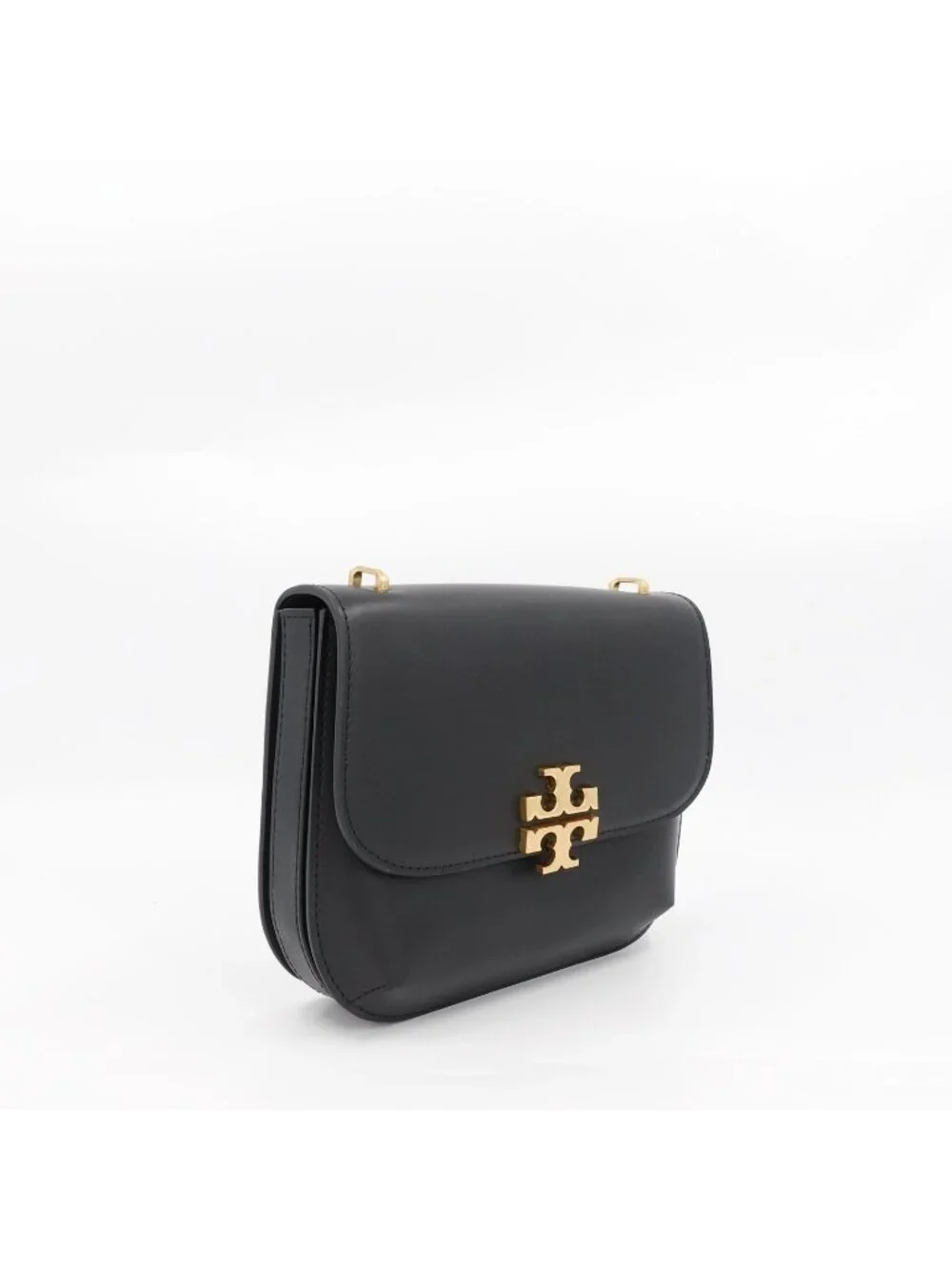 Tory Burch Eleanor Slim Saddlebag Black OS